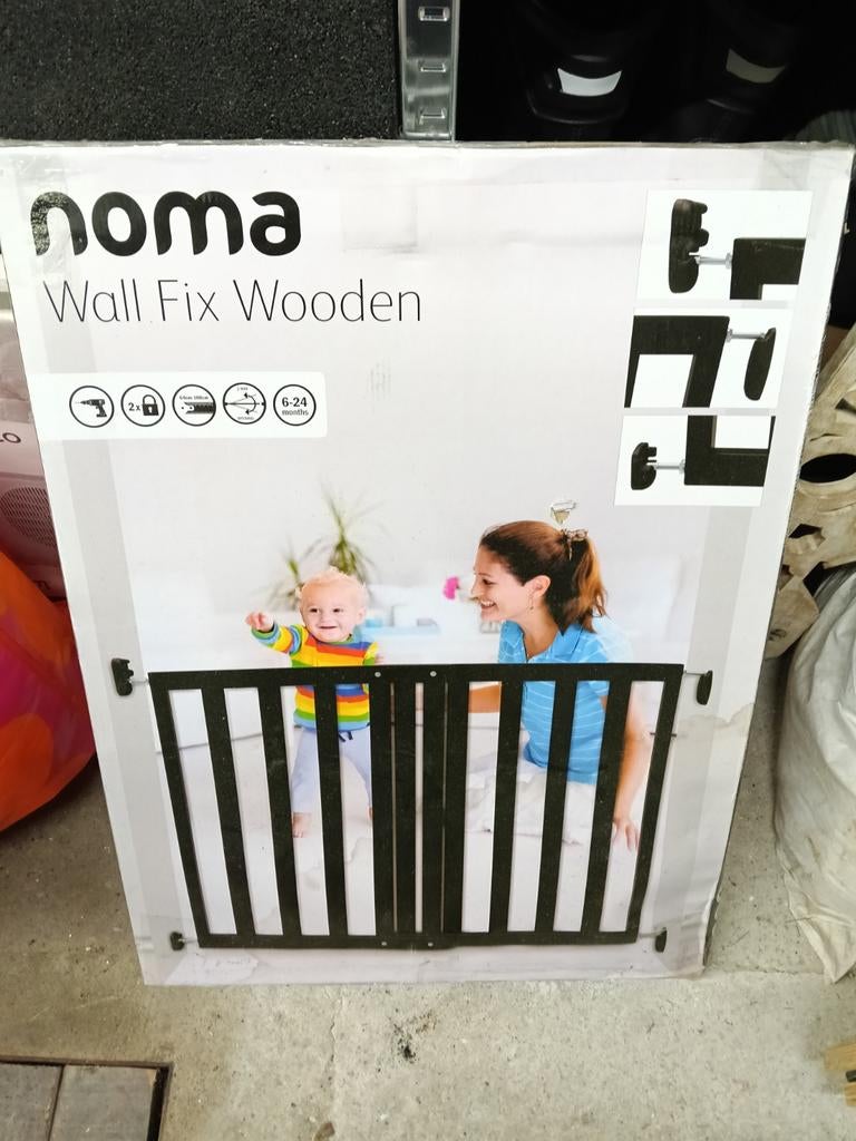 Nieuw traphek - Noma Wall Fix Wooden, Ophalen, Nieuw, 100 tot 115 cm, Schroefhekje