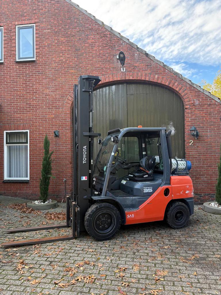 Toyota 3.5 Tons Heftruck (3800 uur), 1000 tot 2000 kg, Ophalen of Verzenden, LPG, Heftruck