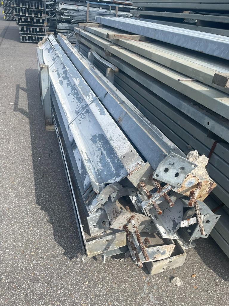 Stalen IPE 180 binten | Lengte: 3.74 meter | Gegalvaniseerd, Doe-het-zelf en Verbouw, Metalen, Ophalen of Verzenden, Gebruikt