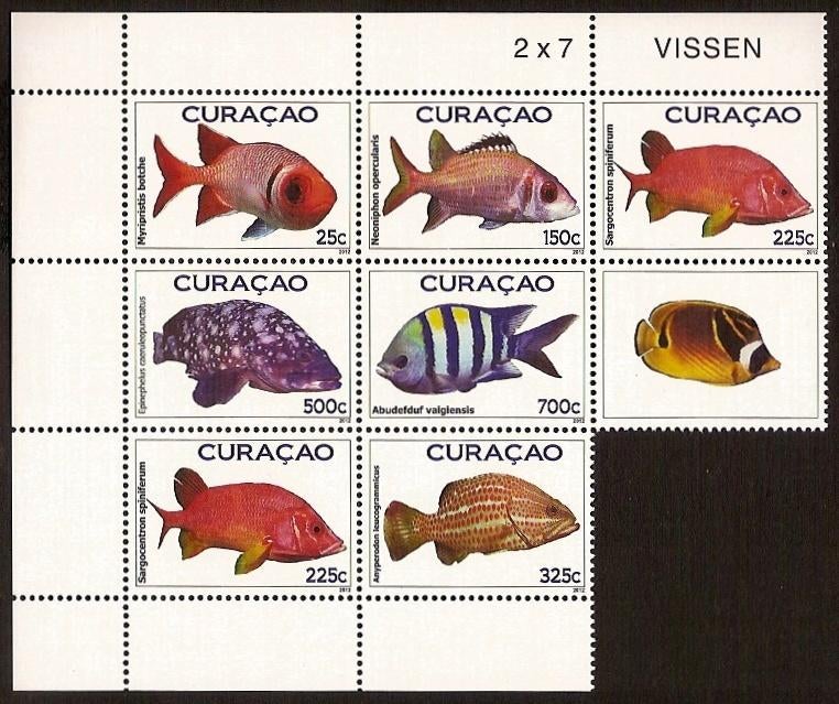 Curacao 66/72 postfris Vissen 2012, Ophalen of Verzenden, Postfris