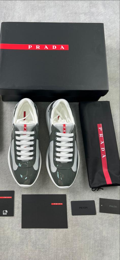 Prada American Cup Sneakers, Ophalen of Verzenden, Overige kleuren, Sneakers of Gympen