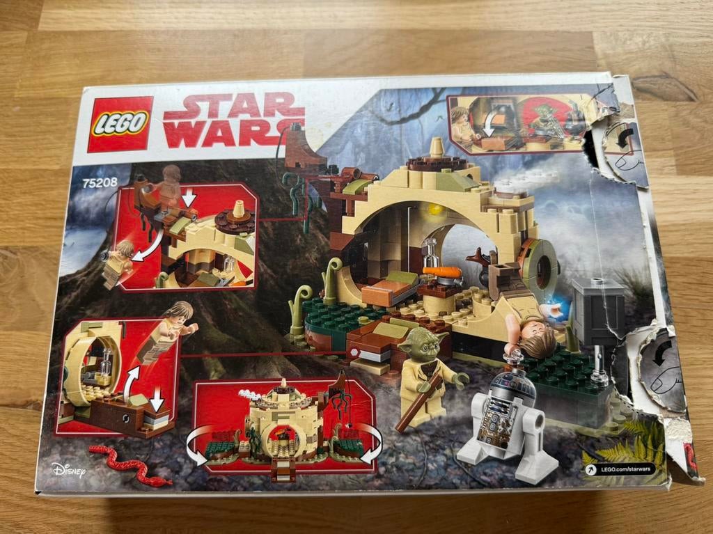 Lego Star Wars Yoda’s hut - 75208, Ophalen of Verzenden, Meer dan 50 stukjes, Zo goed als nieuw, 6 jaar of ouder