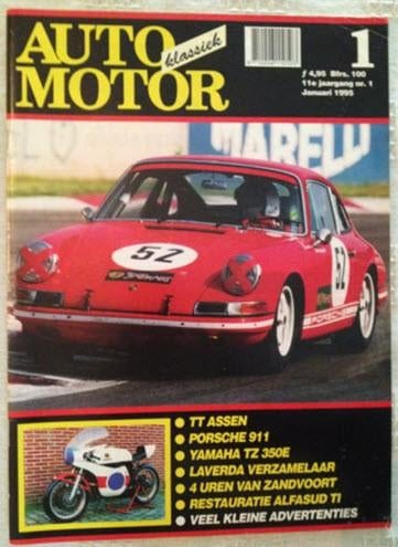 AMK: Porsche 911, Alfasud TI, Laverda, Yamaha TZ 350 E, Ophalen of Verzenden, Gelezen, Algemeen