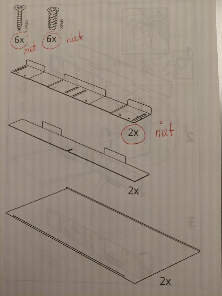 Utrusta Ikea (niet compleet), Ophalen, Overige kleuren, Nieuw, 50 tot 100 cm