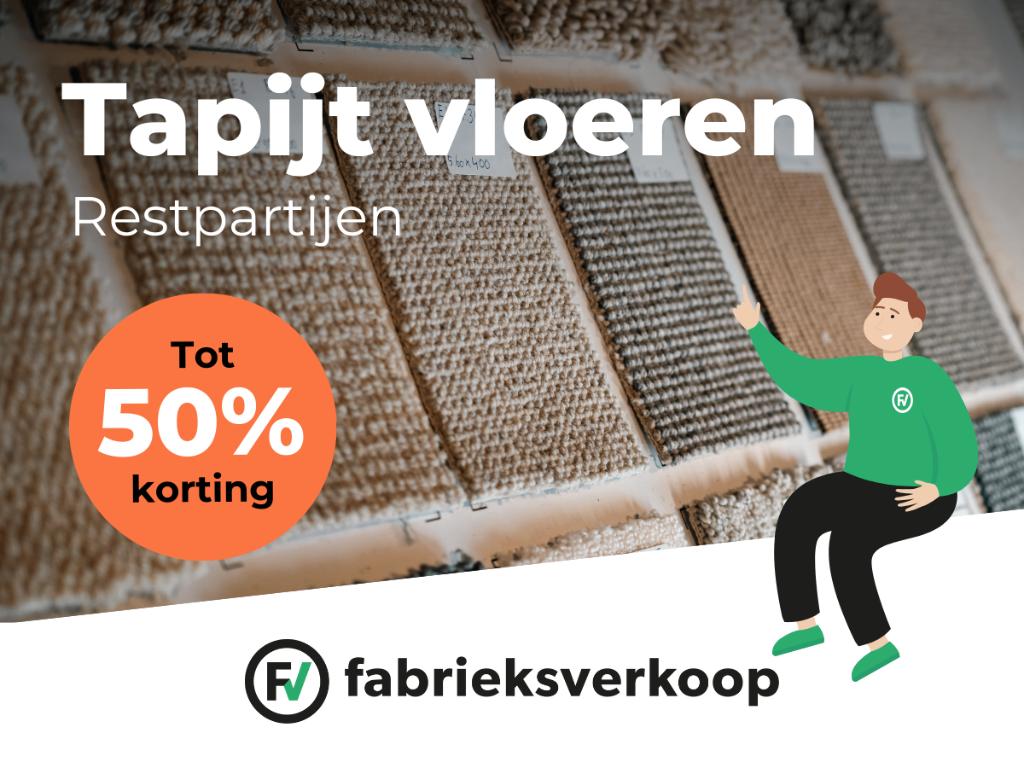 Goedkope vloerbedekking & tapijt | Stuntprijzen vanaf €4,95, Huis en Inrichting, Ophalen, Crème, 200 cm of meer, Overige vormen