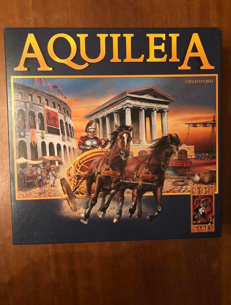 Aquileia - bordspel zgan, Hobby en Vrije tijd, Gezelschapsspellen | Bordspellen, Ophalen of Verzenden, Zo goed als nieuw