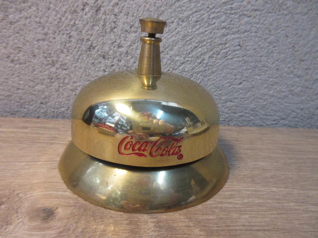 Coca Cola bel receptiebel baliebel hotelbel, Ophalen of Verzenden, Gebruikt, Gebruiksvoorwerp