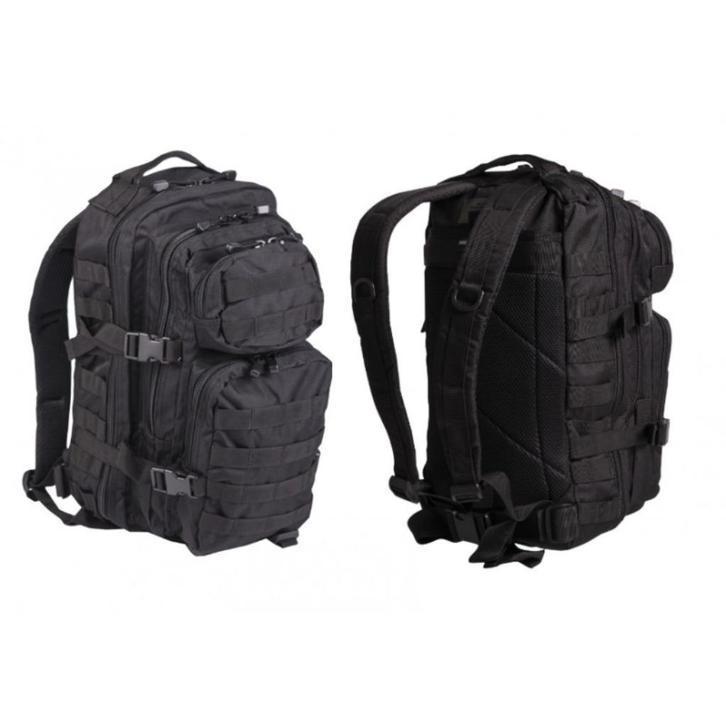 Rugzak Back Pack US Assault Large Rugzakken zwart, Verzenden, Nieuw, Rugzak