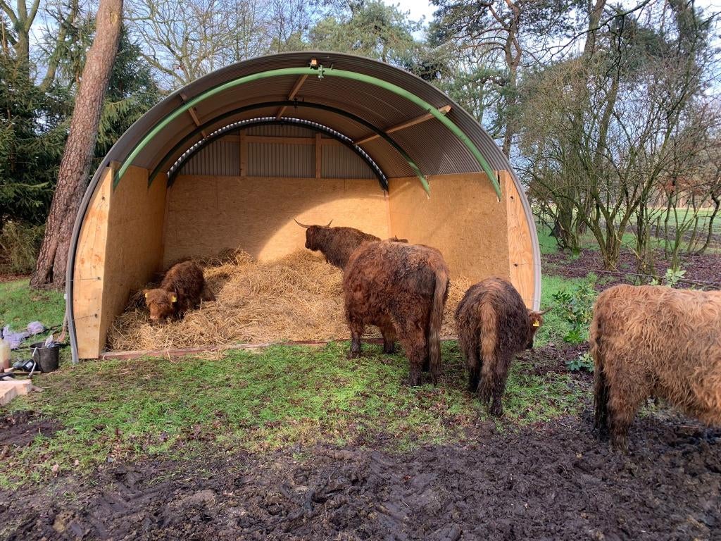 Nissenhut R5 Dierenverblijf, Ophalen of Verzenden, Tot 1 ha