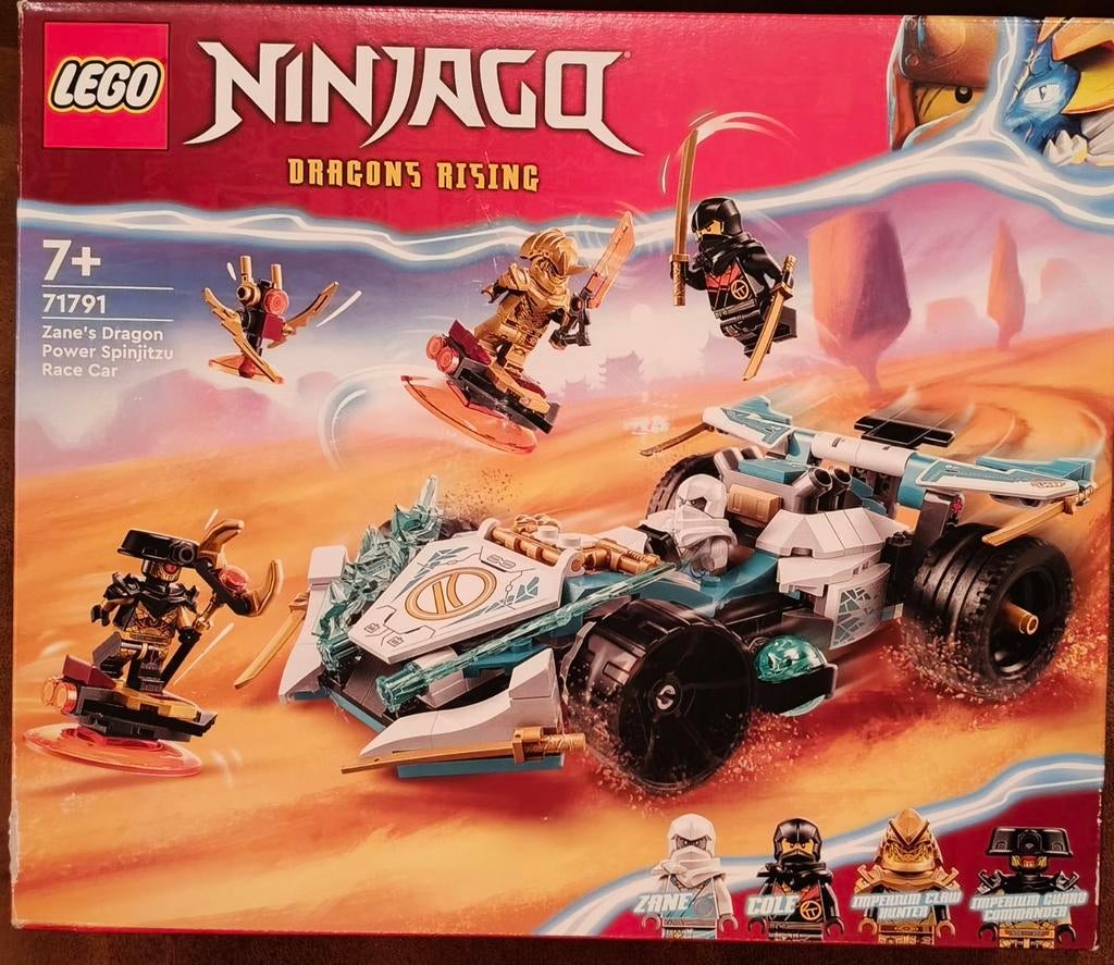 71791 - LEGO Ninjago Zane's Dragon Power Spinjitzu Race Car, Ophalen of Verzenden, Zo goed als nieuw, Complete set, Lego