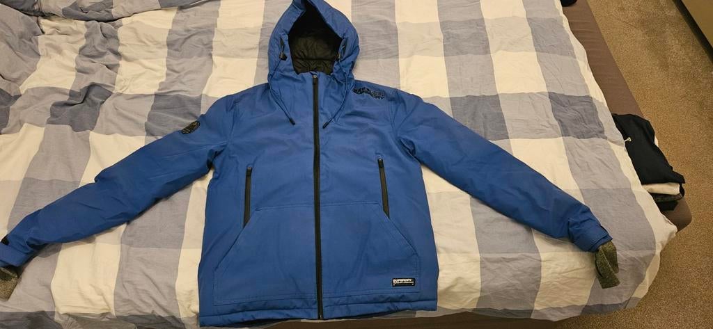 Superdry skijas XS jongen - zo goed als nieuw!, Ophalen, Zo goed als nieuw, Jack, Maat 46 (S) of kleiner