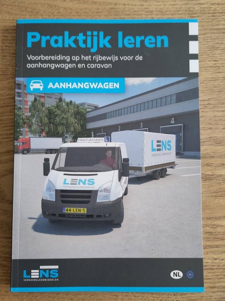ZGAN Lens Theorieboek Rijbewijs E achter B (Aanhanger), Ophalen of Verzenden, Zo goed als nieuw, Algemeen, Onbekend