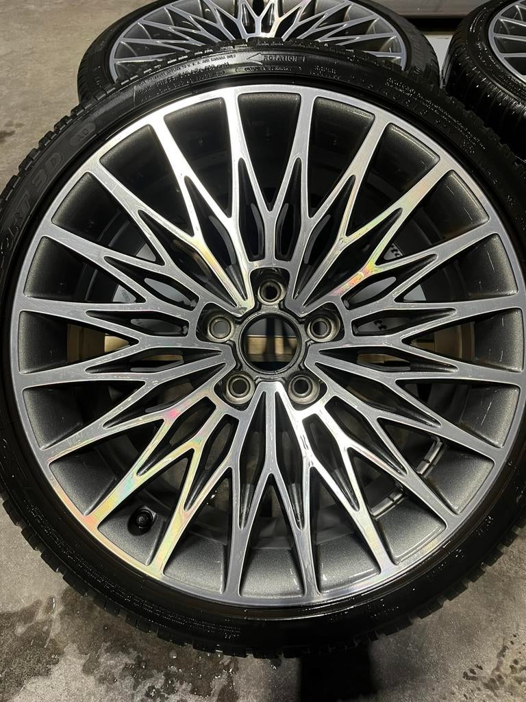 Originele AUDI S3 18 inch set met winterbanden, Ophalen, 18 inch, Gebruikt, Banden en Velgen