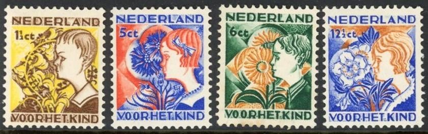 Kinderzegels 1932, NVPH 248-251, ongebruikt, Ophalen of Verzenden, T/m 1940, Postfris