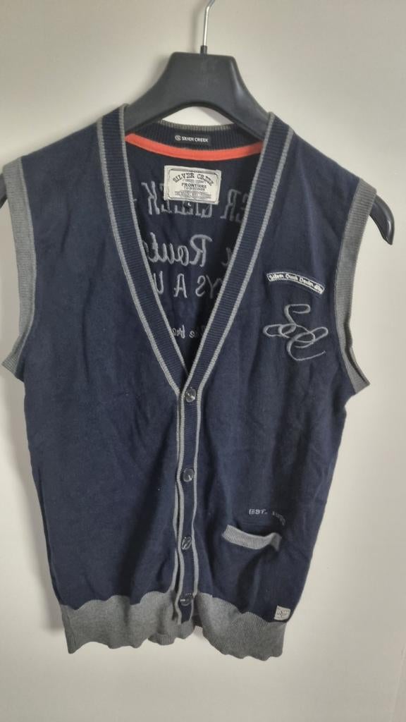 Silver Creek Mouwloze Vest Blauw, Maat 52/54 (L), Blauw, Ophalen of Verzenden, Zo goed als nieuw