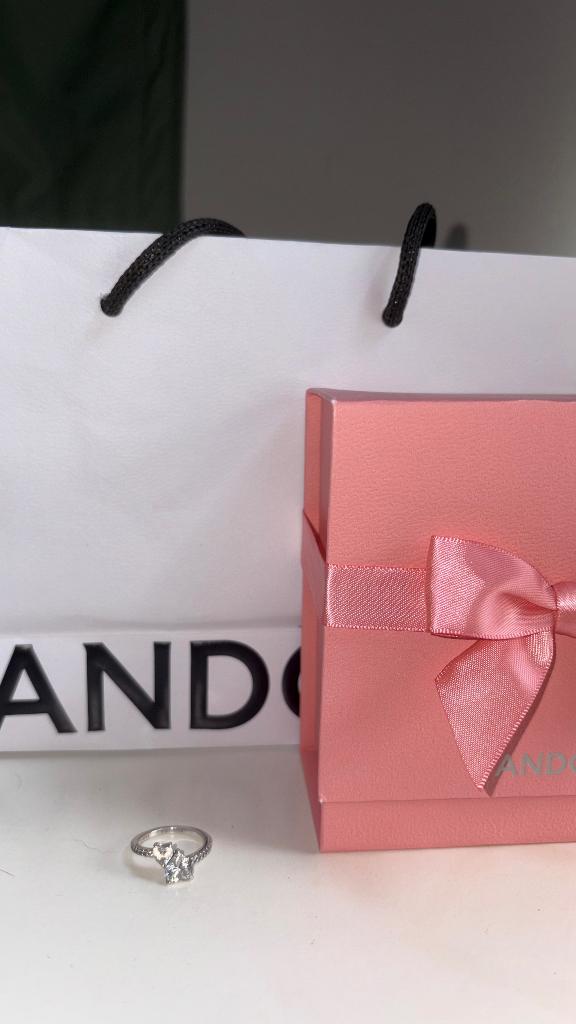 Pandora ring, 18 tot 19, Ophalen of Verzenden, Zo goed als nieuw, Dame