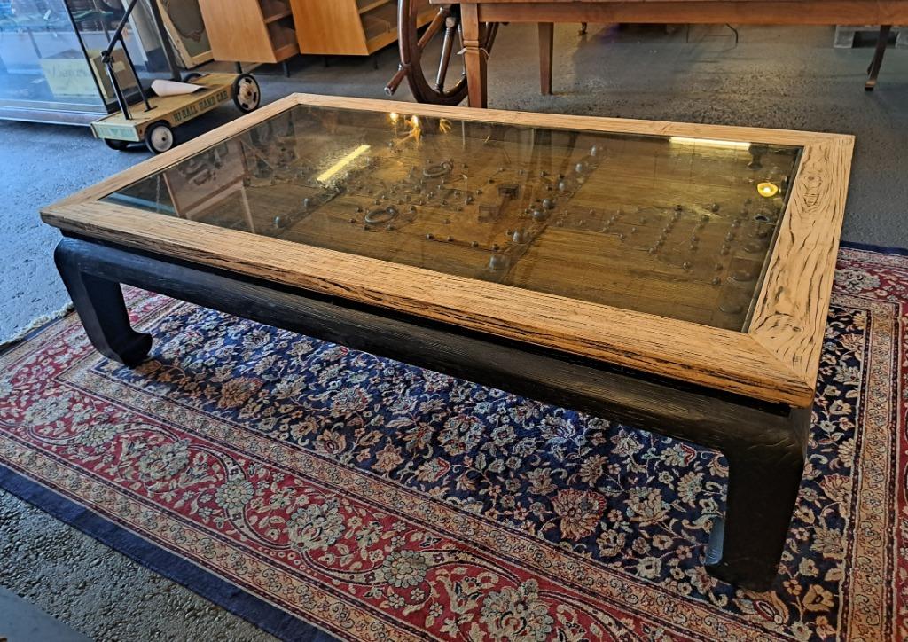XXL salontafel of opium tafel mooi voor een Ibiza interieur, Ophalen, Gebruikt, 100 tot 150 cm, 50 tot 100 cm