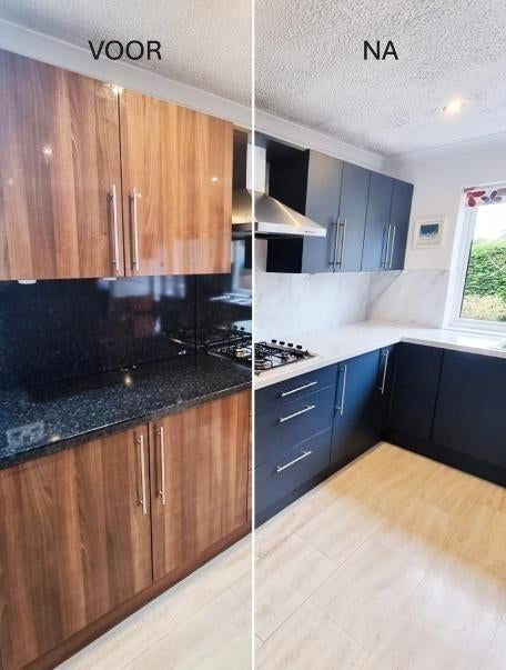 Keuken wrappen, vakkundig, 650 folies! Veluwe / Twente