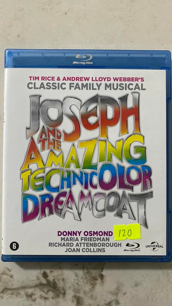 Joseph and the amazing technicolor dreamcoat blu ray NL, Cd's en Dvd's, Ophalen of Verzenden, Zo goed als nieuw, Avontuur