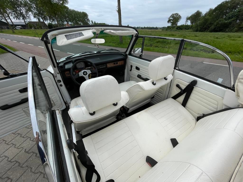 Volkswagen kever cabrio cabriolet triple white 1979, foto 11
