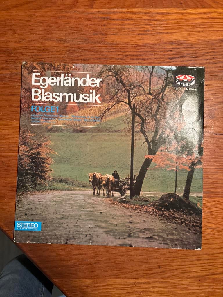 Egerländer Blasmusik - Karussell LP, Cd's en Dvd's, Ophalen of Verzenden, Gebruikt, 12 inch