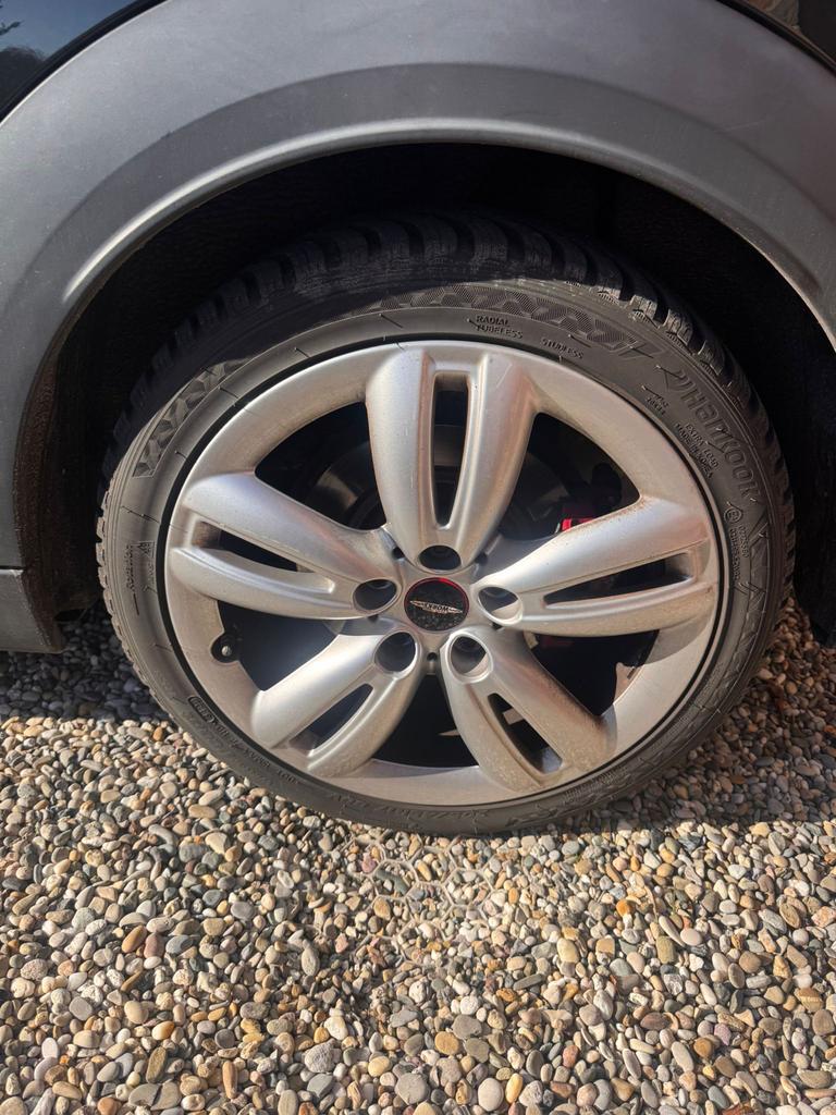 Mini JCW 17 inch velgen met winterbanden, Gebruikt, Overige, Banden en Velgen, 17 inch