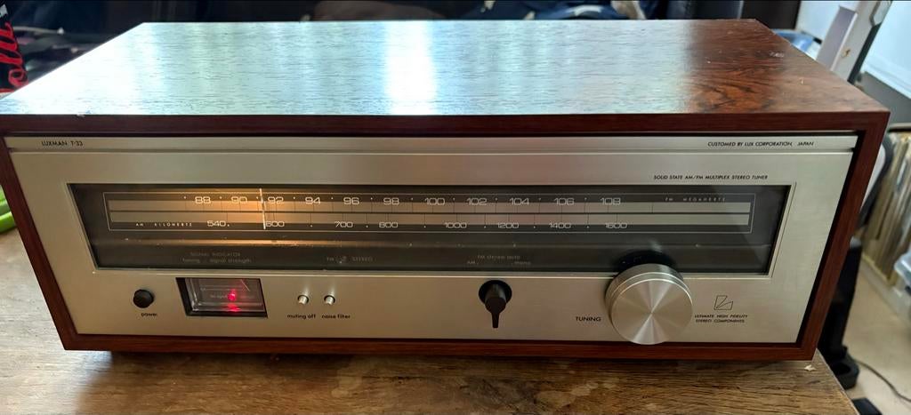 Luxman T-33 Vintage Tuner - Zeldzaam!, Audio, Tv en Foto, Tuners, Ophalen, Gebruikt, Analoog