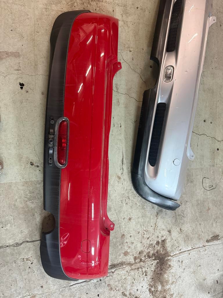 Achterbumper Mini R56 - Blanke lak beschadigd, Ophalen, Gebruikt, Mini, Achter