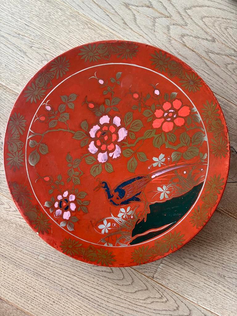 Vintage Chinese schaaltjes, Ophalen, Gebruikt, Schaal, Rond