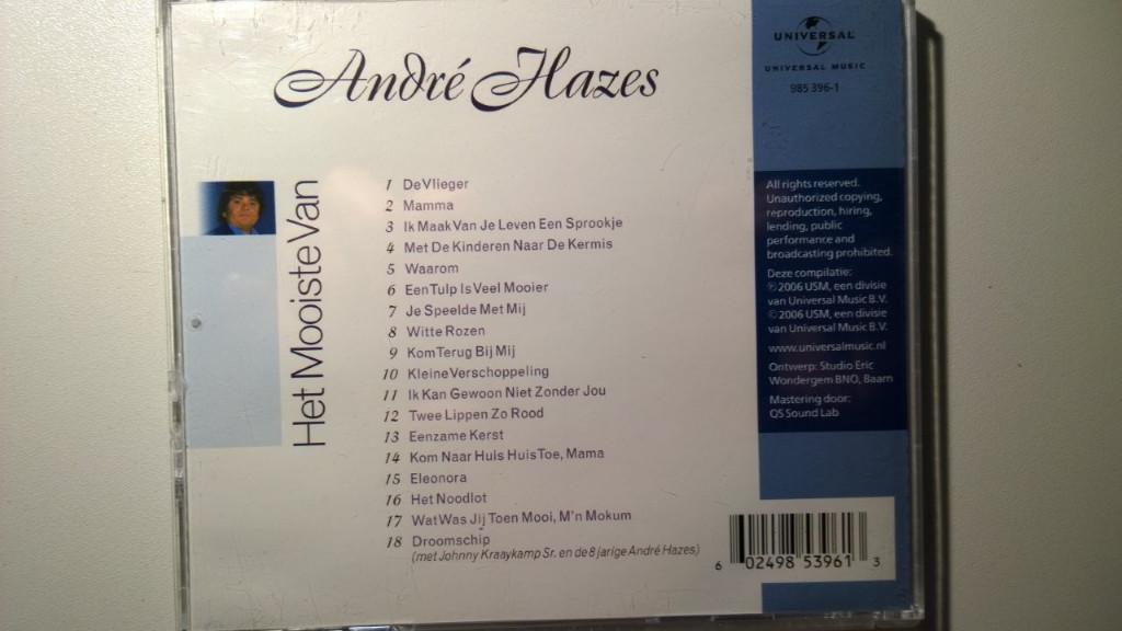 André Hazes - Het Mooiste Van, Ophalen of Verzenden, Zo goed als nieuw, Levenslied of Smartlap