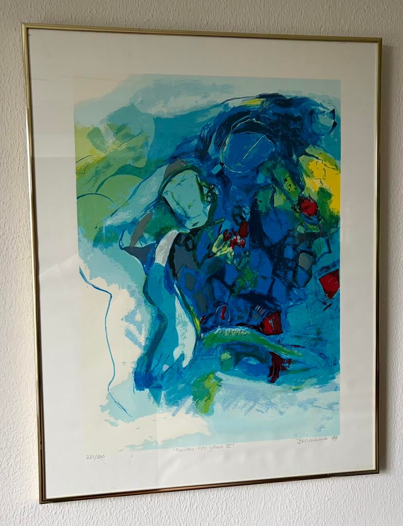 Faites vos jeux zeefdruk Marijke  Boomsma, Antiek en Kunst, Kunst | Litho's en Zeefdrukken, Ophalen of Verzenden