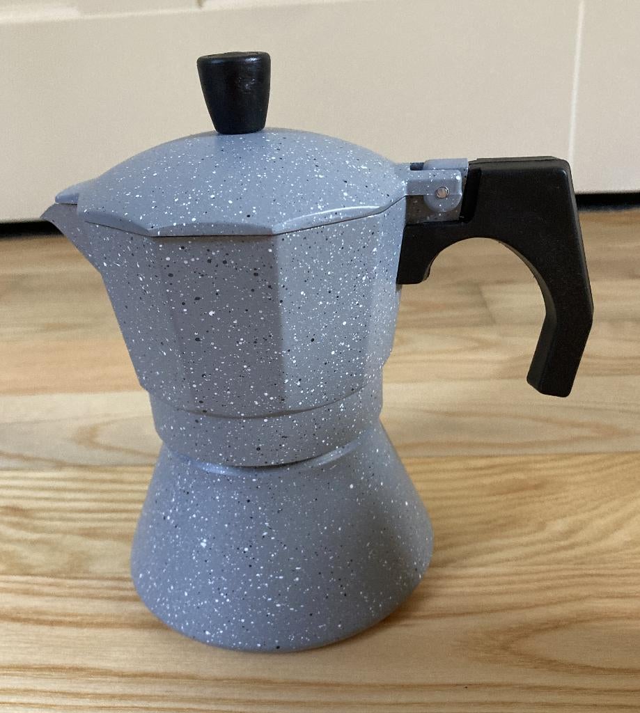 Italiaans koffiepotje Percolator 3 kopjes espresso, Afneembaar waterreservoir, Overige modellen, Nieuw, Gemalen koffie