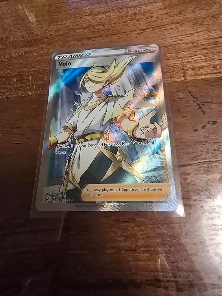 Volo Trainer Full Art - Pokémonkaart, Ophalen of Verzenden