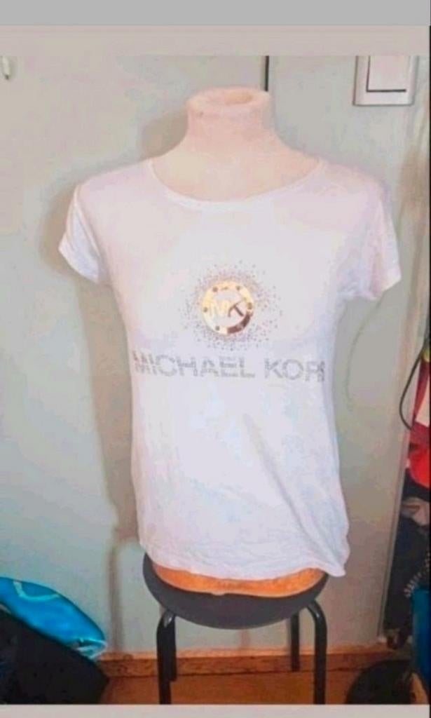 Michael Kors t-shirt, Wit, Maat 46/48 (XL) of groter, Ophalen of Verzenden, Zo goed als nieuw
