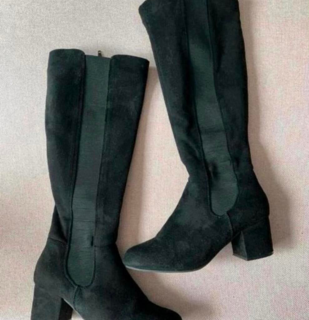 Zwarte laarzen van Anna Field maat 37, Kleding | Dames, Schoenen, Ophalen of Verzenden, Zo goed als nieuw, Zwart, Hoge laarzen