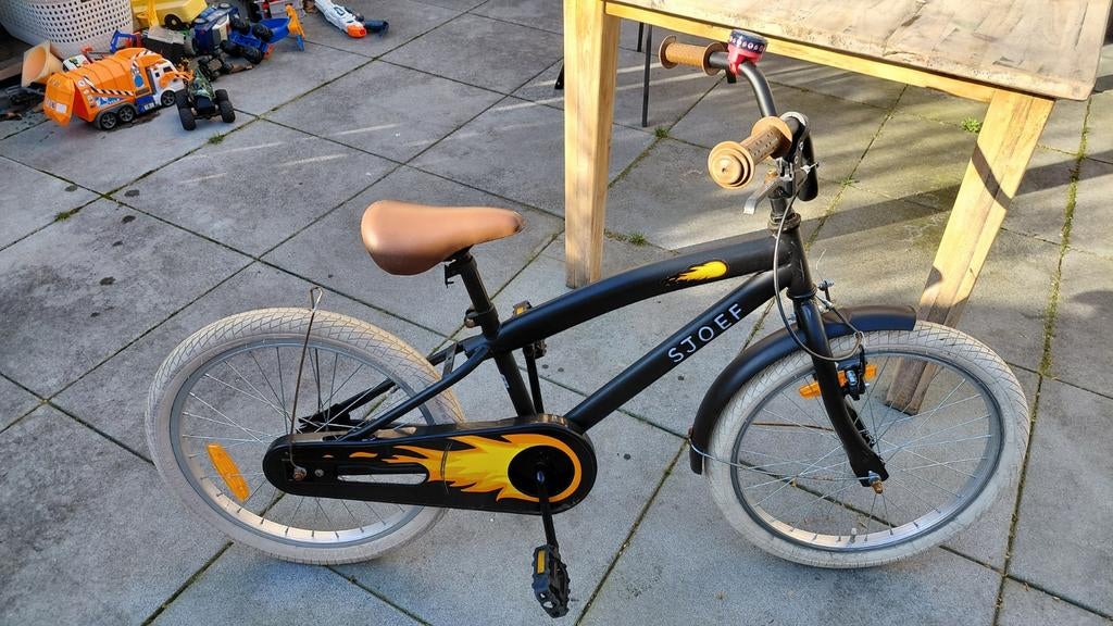 Stoere jongensfiets, Ophalen, Gebruikt, Staal, 20 tot 24 inch