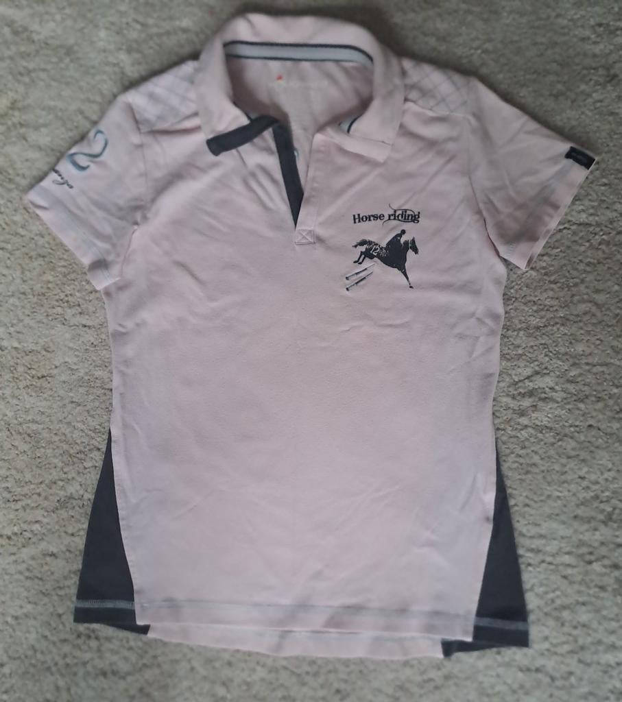 Fouganza Polo Shirt - Paardrijden, Ophalen of Verzenden, Gebruikt, Fouganza, Jongen of Meisje