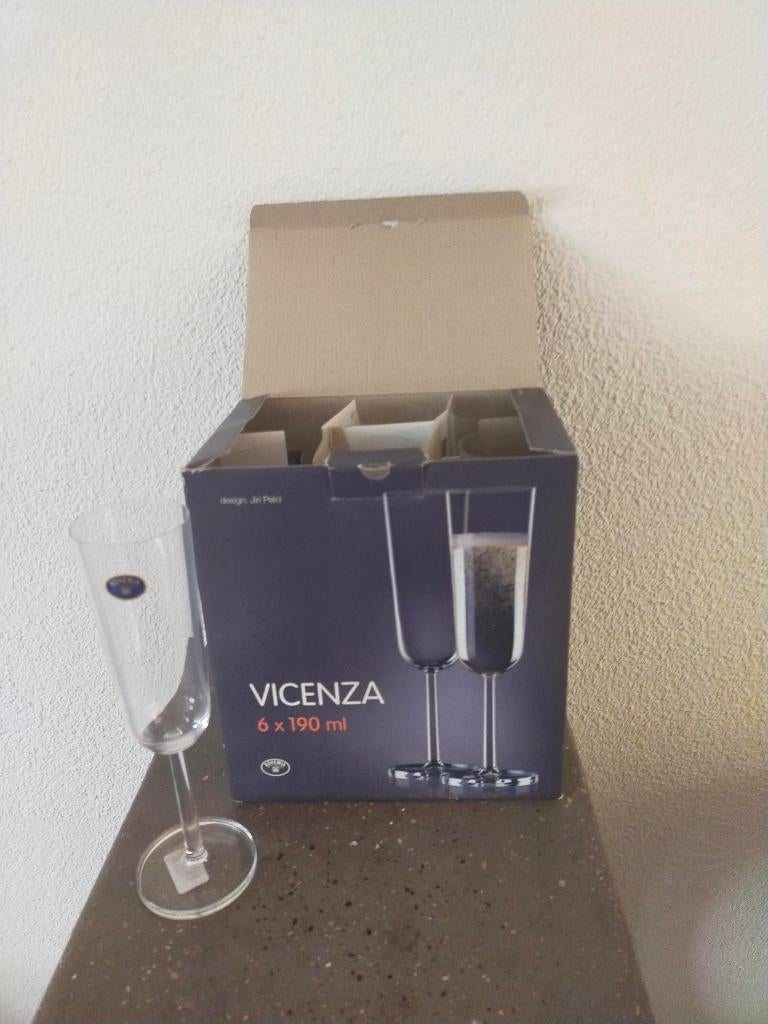 Champagne flut vicenza, Glas of Glazen, Ophalen of Verzenden, Overige stijlen, Glas