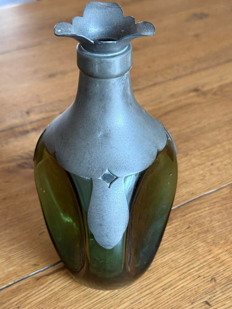 Driehoek vaas met tin, Ophalen of Verzenden