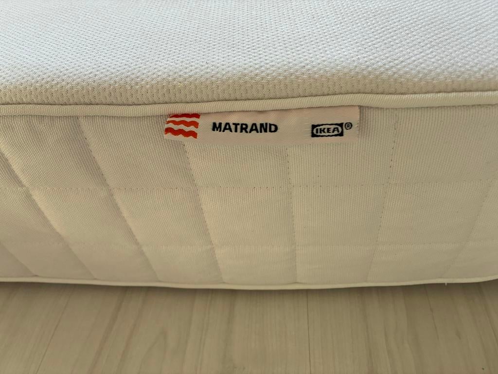 Ikea Matrand Matras - Eenpersoons, Gebruikt, 90 cm, Eenpersoons, Ophalen of Verzenden
