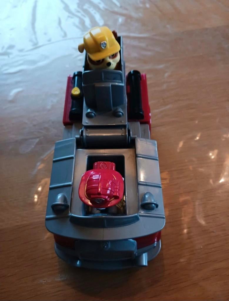 Paw Patrol Marshall 2 in 1 split second brandweerauto, Ophalen of Verzenden, Zo goed als nieuw, Jongen of Meisje