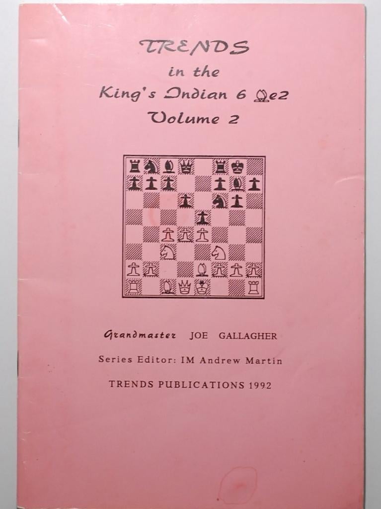 Trends in the King's Indian 6 Bishop E2 Volume 2 (1992), Verzenden, 500 t/m 1500 stukjes, Zo goed als nieuw, Schaken