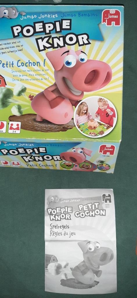 Jumbo poepie knor spel, Drie of vier spelers, Ophalen of Verzenden, Zo goed als nieuw, Jumbo