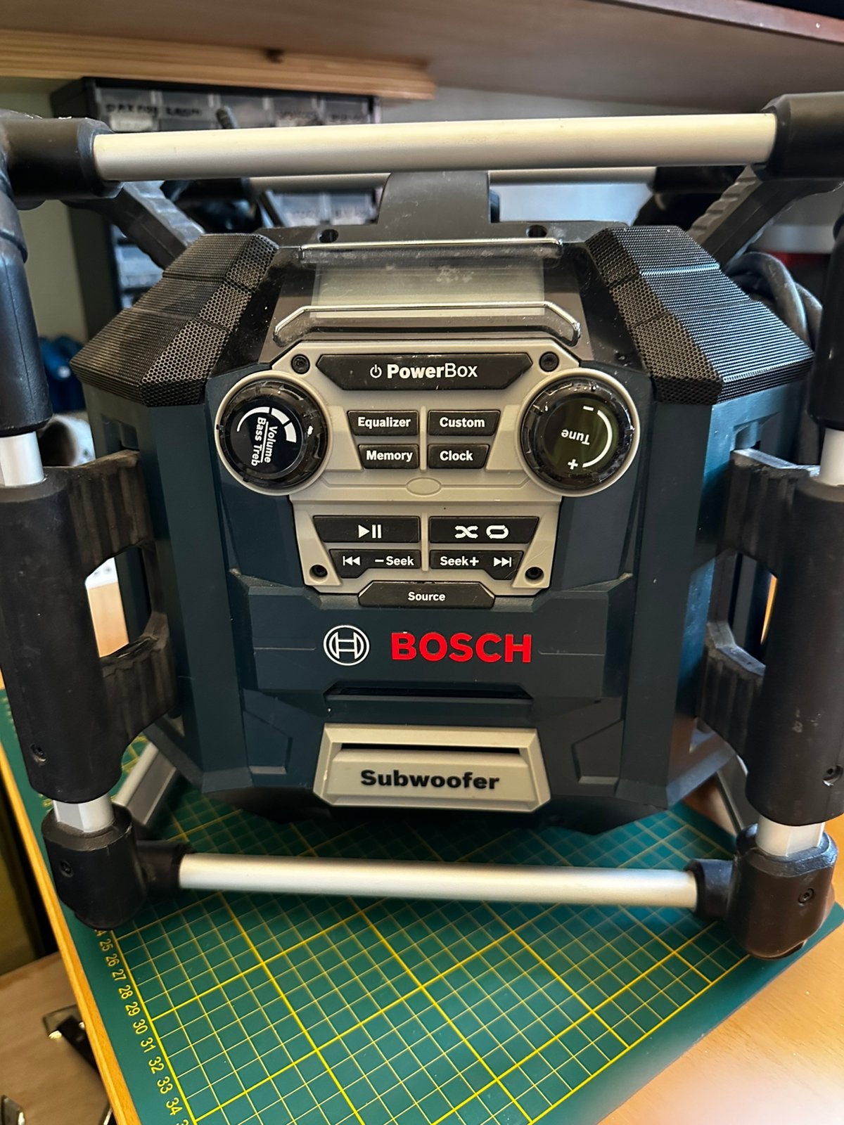Bosch Professional GML 20 Bouwradio - Robuust en Krachtig, Audio, Tv en Foto, Radio's, Ophalen of Verzenden, Gebruikt, Bouwradio