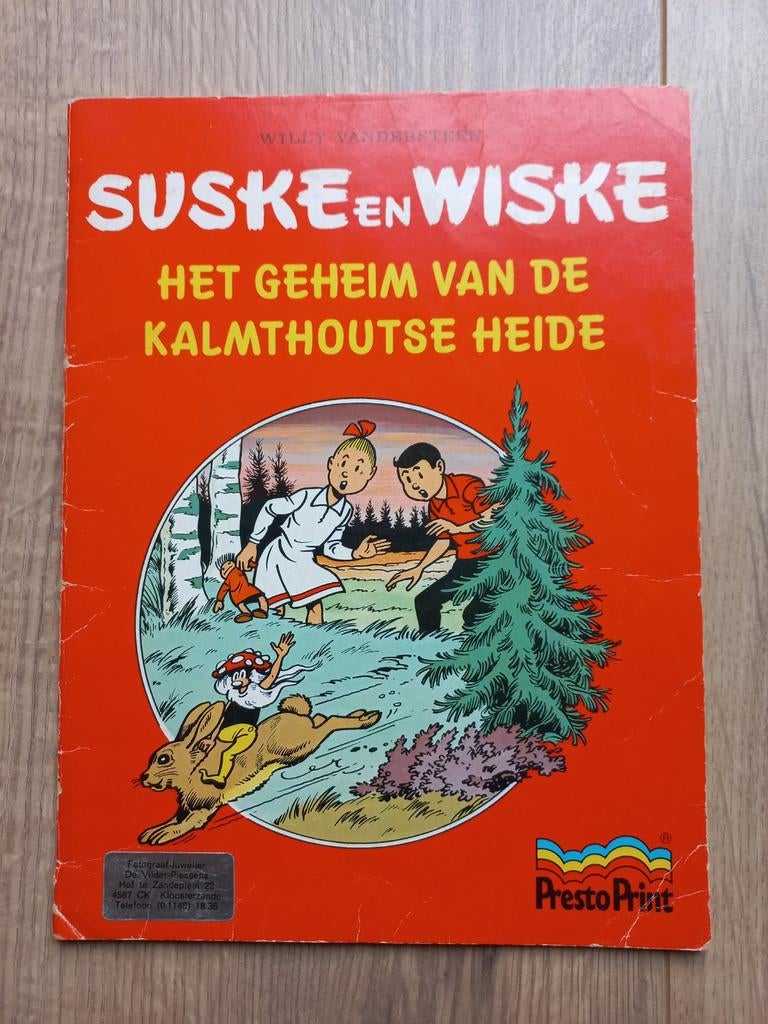 Suske en Wiske: Het Geheim van de Kalmthoutse Heide, Boeken, Stripboeken, Gelezen, Willy Vandersteen, Eén stripboek, Ophalen of Verzenden