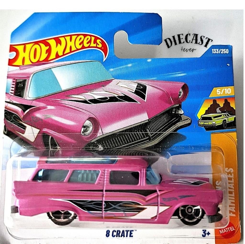 Hot Wheels 8 Crate, pink, Ophalen, Nieuw, Auto