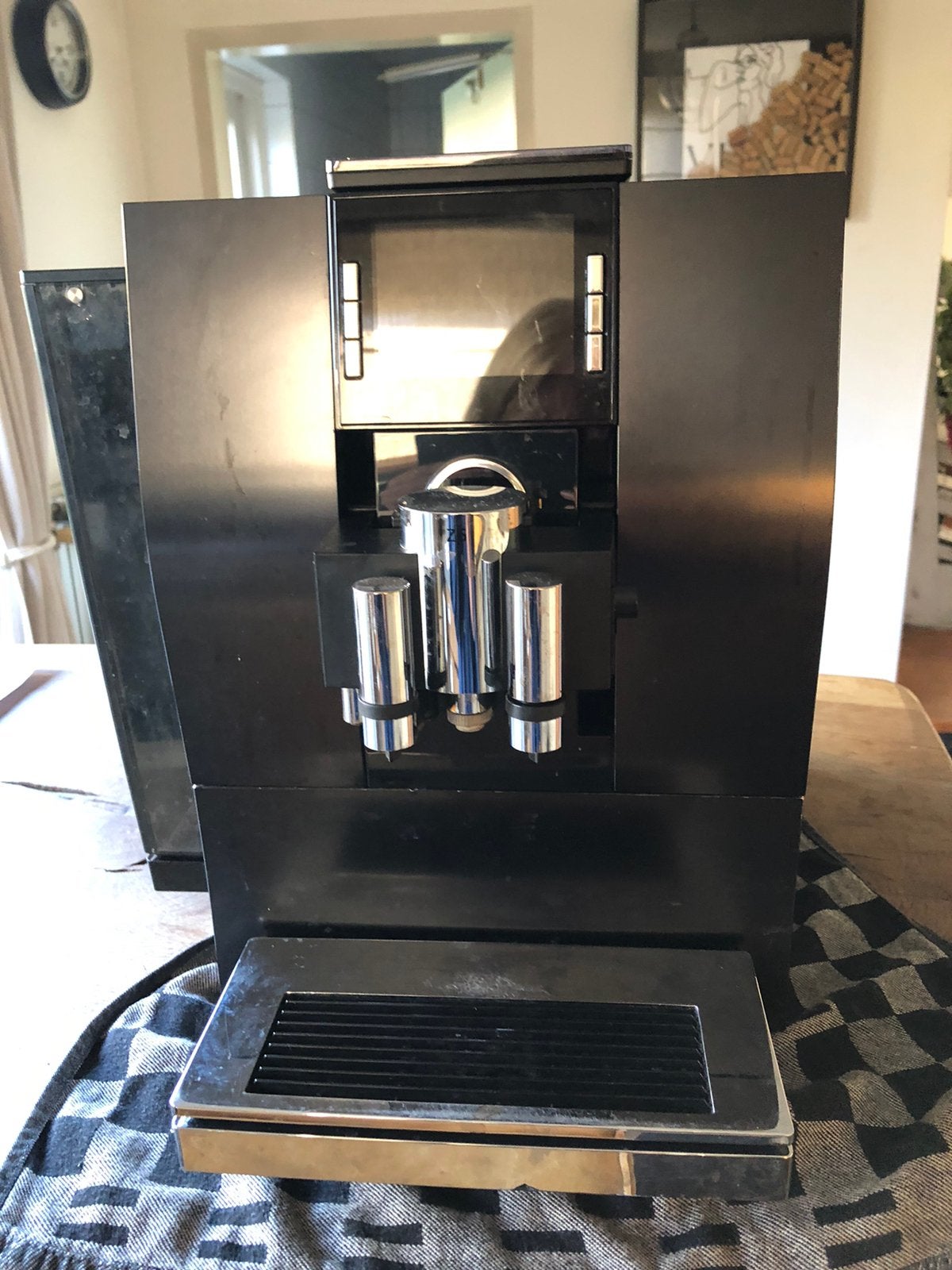 Defecte Jura z6 alu zwart volautomatische koffiemachine, Verzenden, 10 kopjes of meer, Koffiebonen, Niet werkend