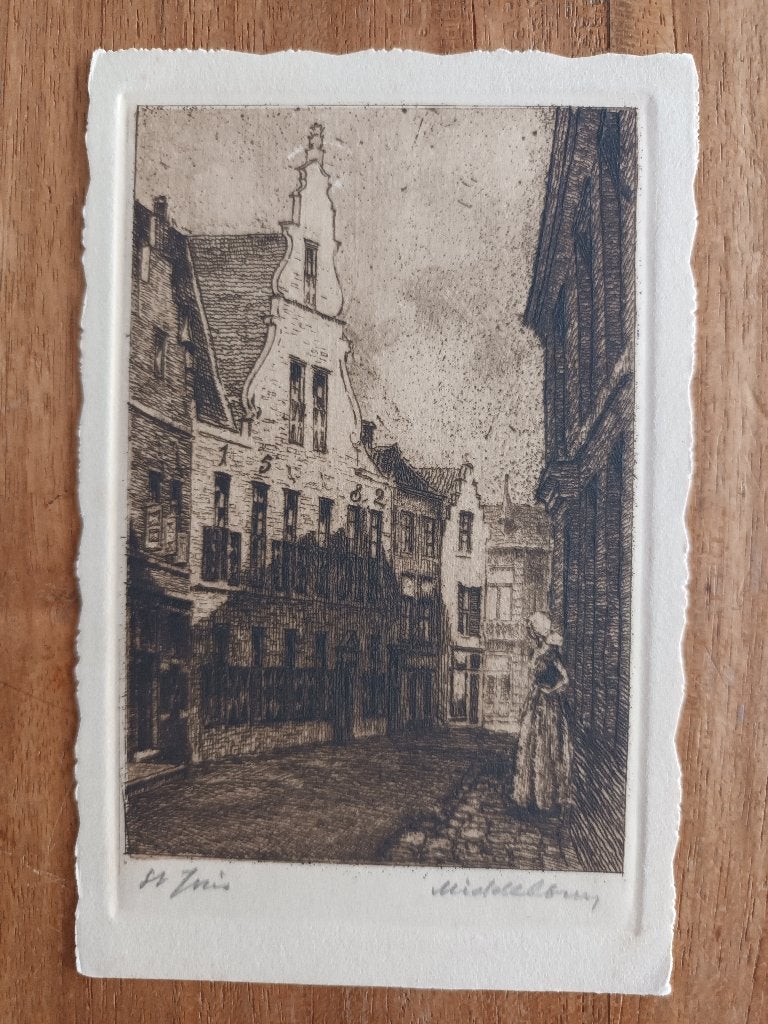 Middelburg, St. Joris, 1920-1940, Ophalen of Verzenden, 1920 tot 1940, Ongelopen, Zeeland