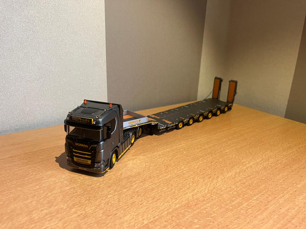 wsi scania Gerhan Transport met 6 ass trailer gebri transpor, Ophalen of Verzenden, Nieuw, Bus of Vrachtwagen, Wsi