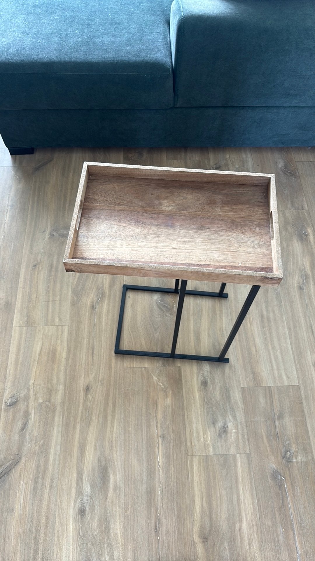 Bijzettafel, Huis en Inrichting, Overige materialen, Minder dan 55 cm, Landlijk, Rechthoekig